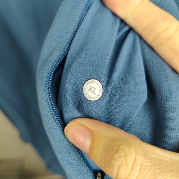 Lululemon French Terry Oversized Long Sleeve Crew Sweatshirt XL Soft Denim Blue‎ - Picture 5 of 7